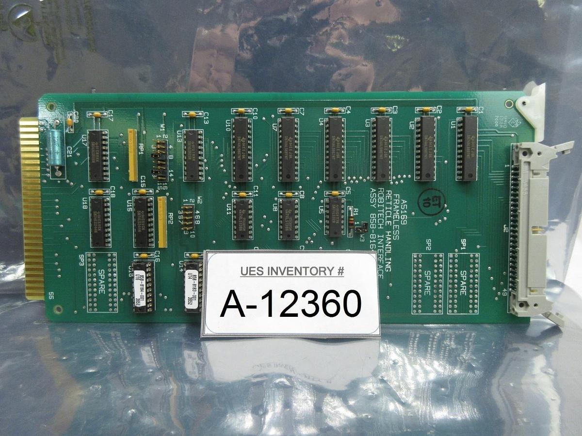 Used SVG Silicon Valley Group 858-8164-001 Interface PCB Card Rev. J 90S Used Working