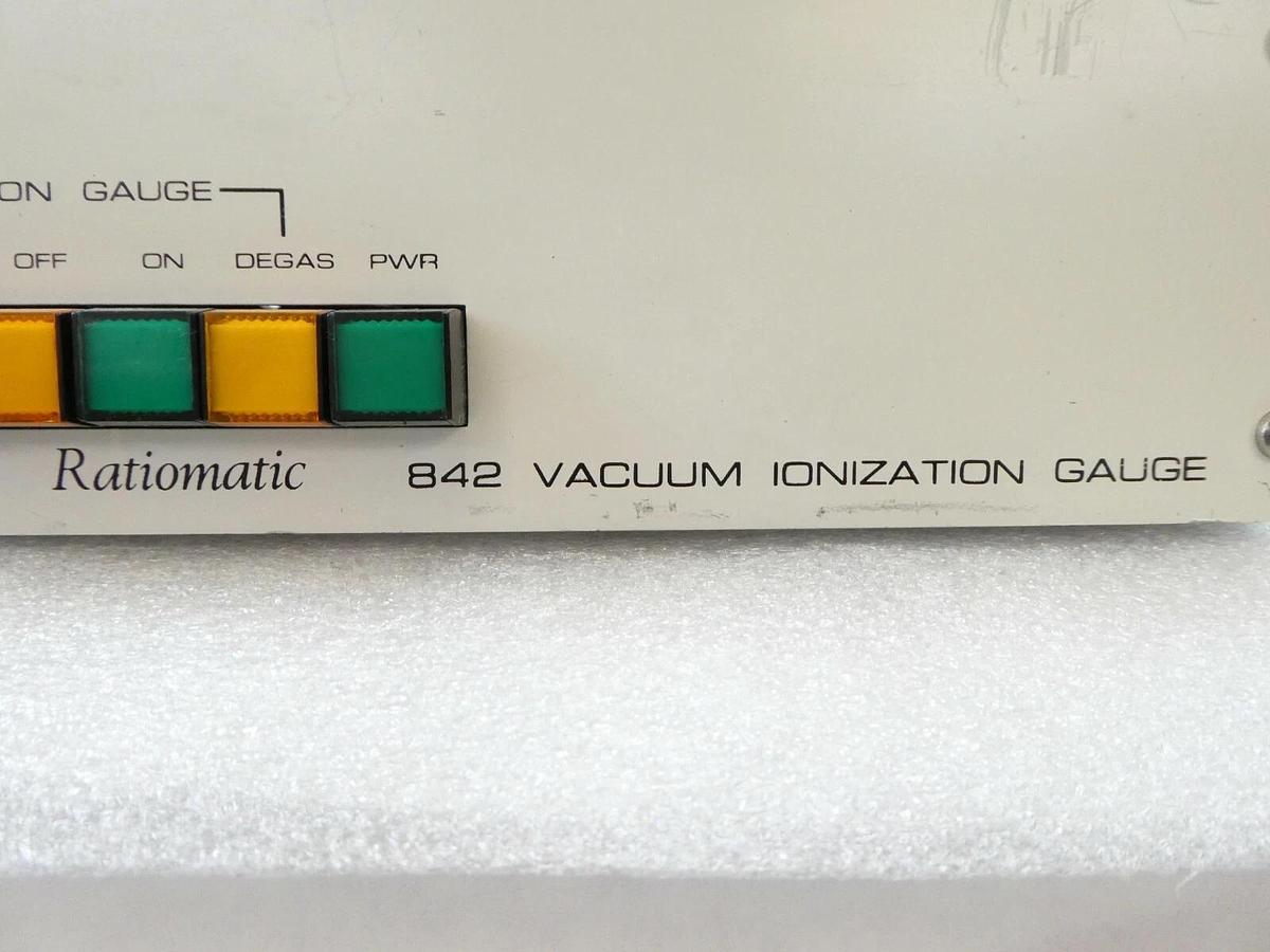 Used Varian Semiconductor VSEA 842-302 842 Vacuum Ionization Gauge Controller Working