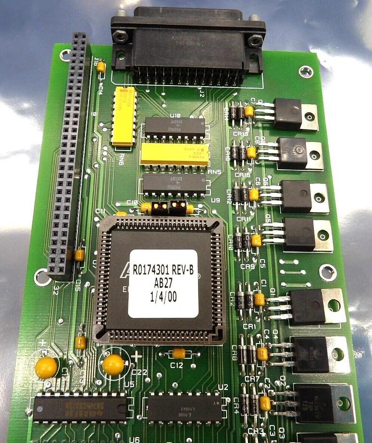 Used Varian L7231 8 Channel Valve Driver PCB Board Assembly Working Surplus