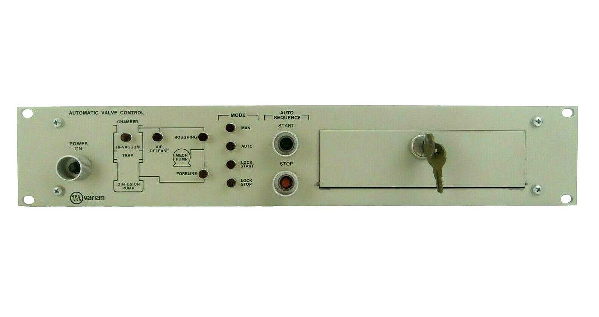 Used Varian 971-1016 M2-014 Vacuum Pump Automatic Valve Control Meter VSEA Working