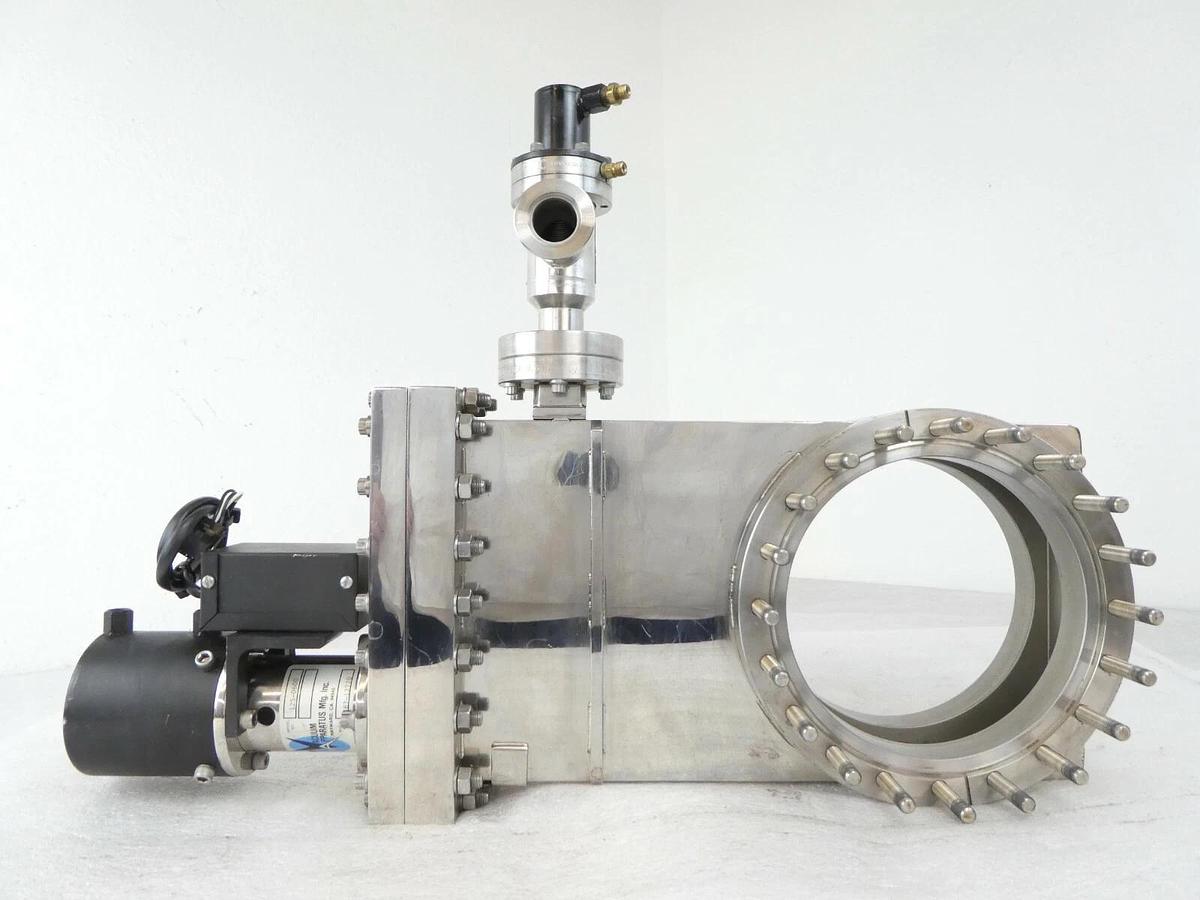 Used HVA High Vacuum Apparatus 125-0600 Gate Valve with AV-100M-P S Working Surplus