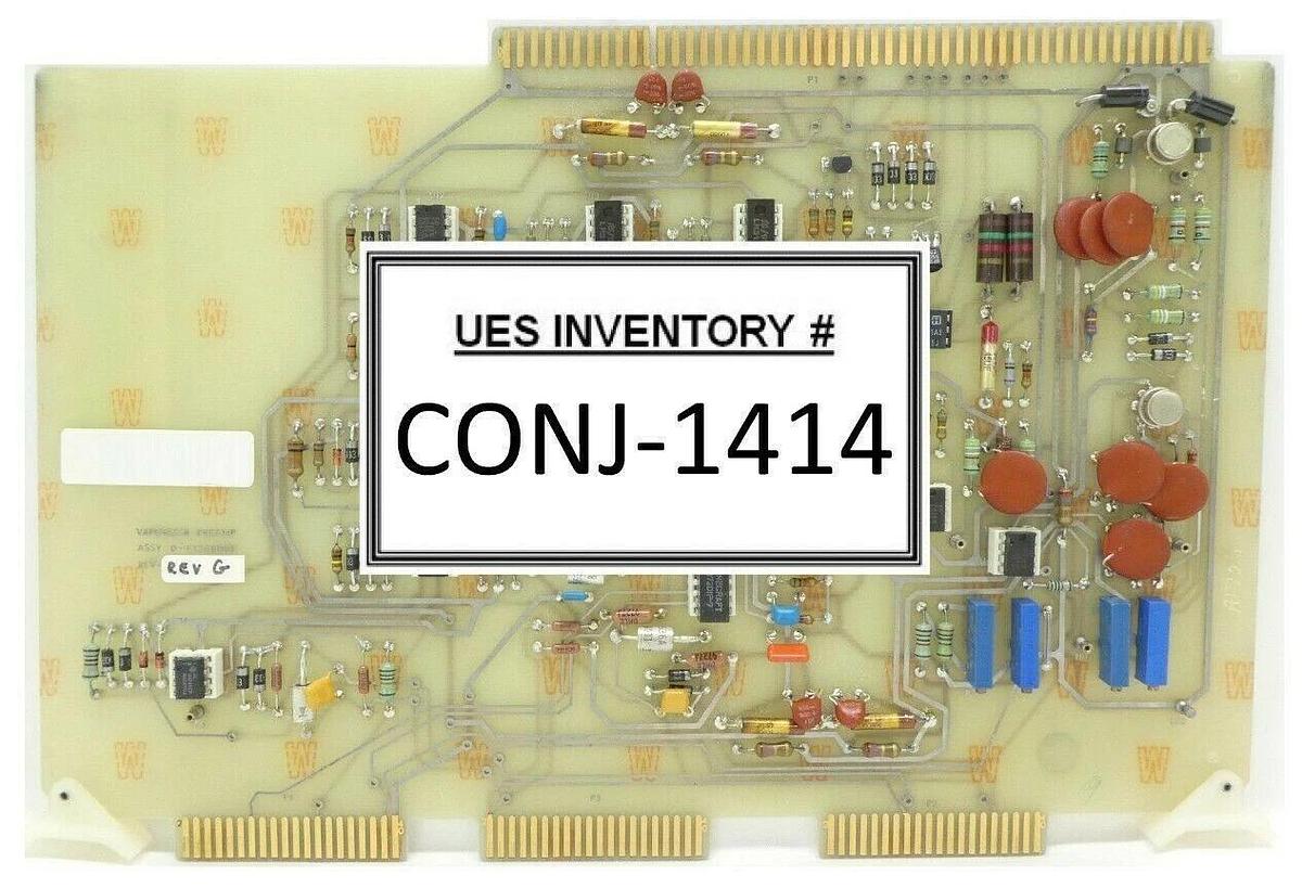 Used Varian Semiconductor VSEA D-F3268001 Vaporizer Preamp PCB Card Rev. G Working