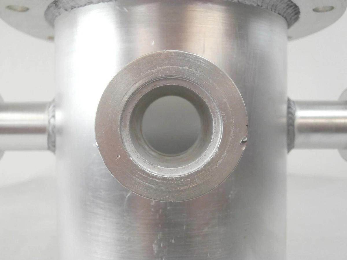 Used Novellus Systems 16-00037-02 3-Port NW25 Vacuum Nipple Fitting Cleaned Surplus