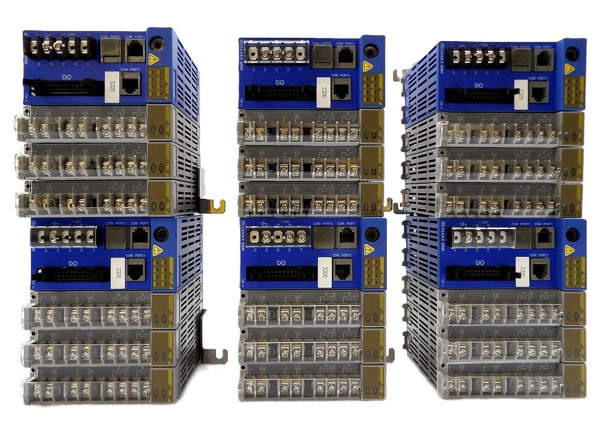 Used RKC FAREX SR Mini System H-PCP-J-341-D*AD-NNN H-TIO-J-F501-8*NN Lot of 6 Working