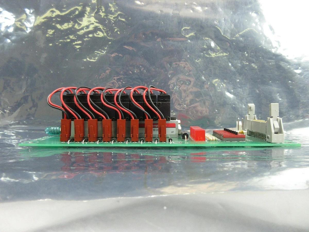 Used TECO Pneumatic DES375-010-8 8-Port Pneumatic Manifold Board PCB HA010E1 Working