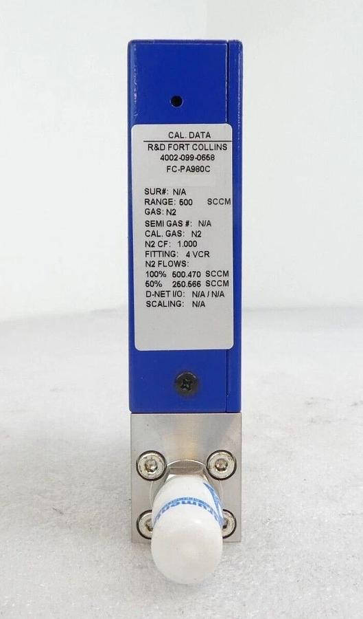 Used Aera FC-PA980C Mass Flow Controller MFC PrimAera 4002-099-0658 Lot of 3 Working