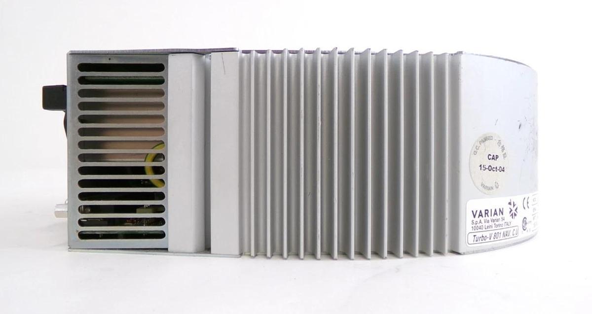 Used Turbo-V 801 NAV. C.U. Varian SQ337 Turbomolecular Pump Controller Turbo Working