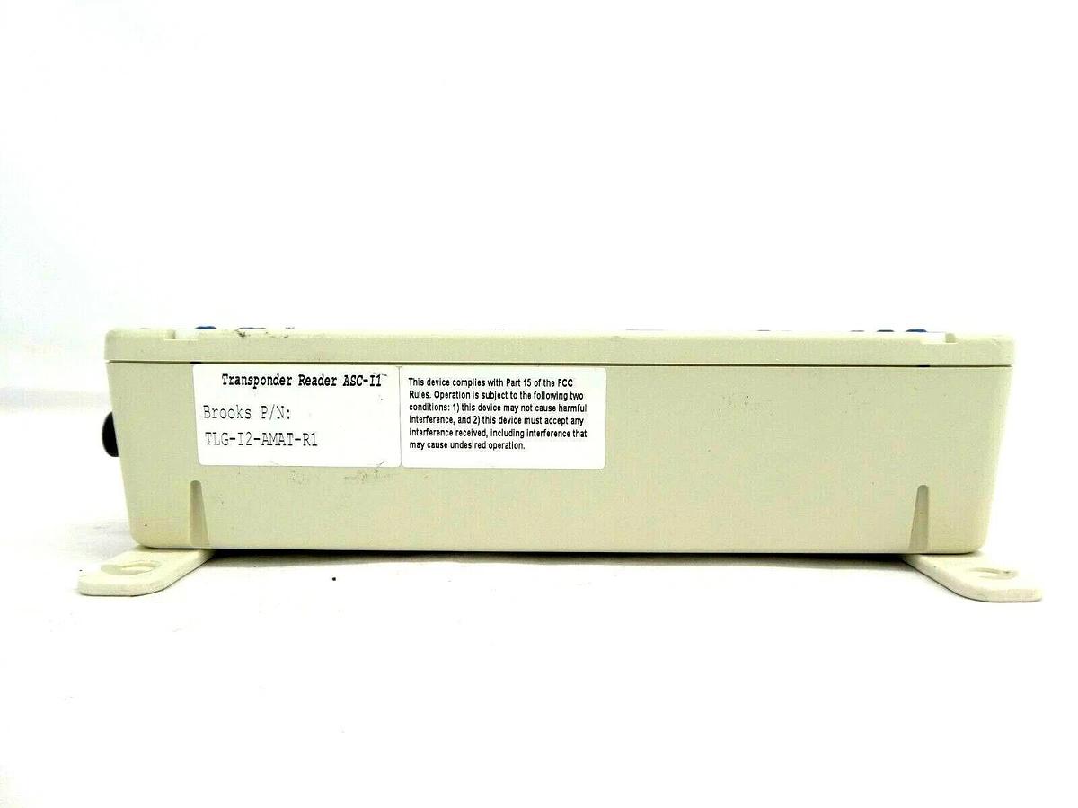 Used Brooks Automation TLG-I2-AMAT-R1 Transponder with Brooks Antenna ANT-2K15 Spare