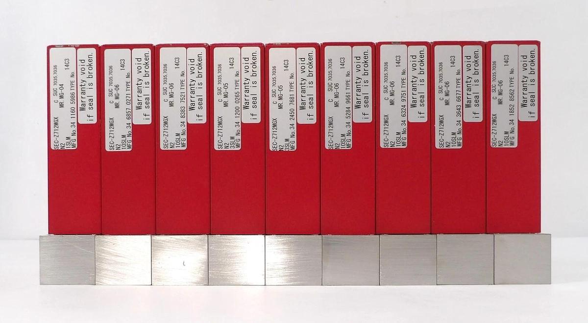 Used Horiba STEC Z700 Mass Flow Controller MFC SEC-Z712MGX Lot of 9 Working Surplus