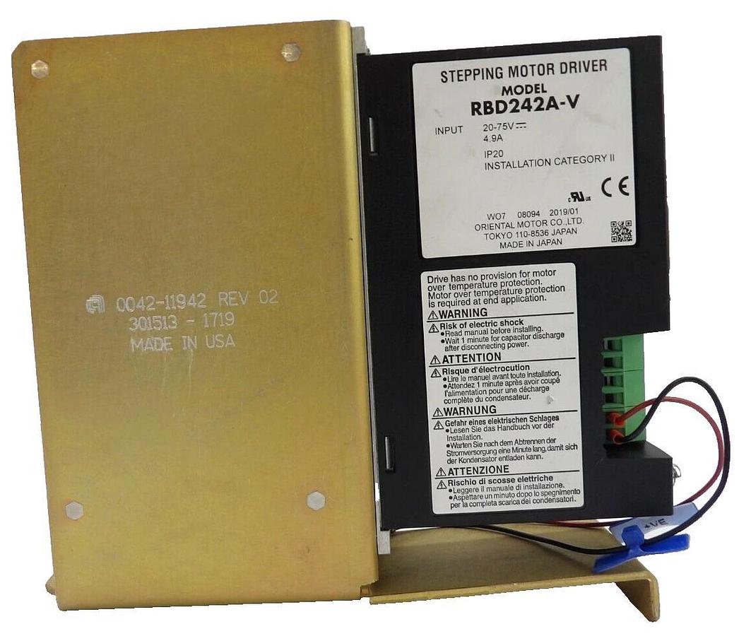 Used Oriental Motor RBD242A-V Stepping Motor Driver Assembly AMAT 0042-11942 Working