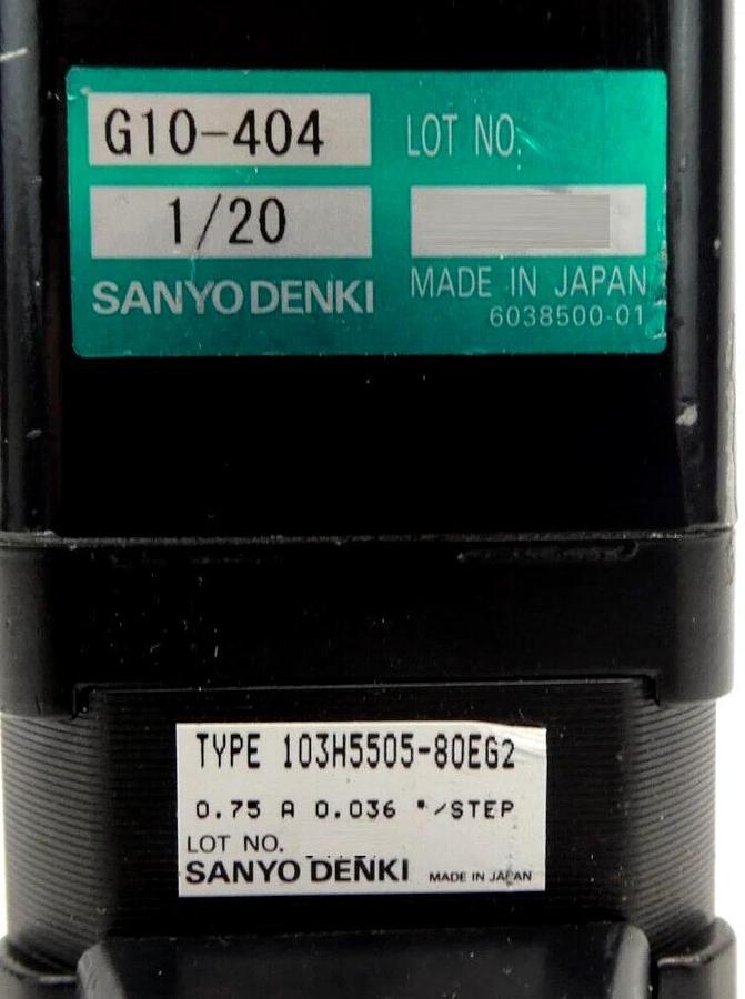 Used Sanyo Denki Stepping Servo Motor 103H7851-72B2 PM565DXC20A01 Lot of 6 Working