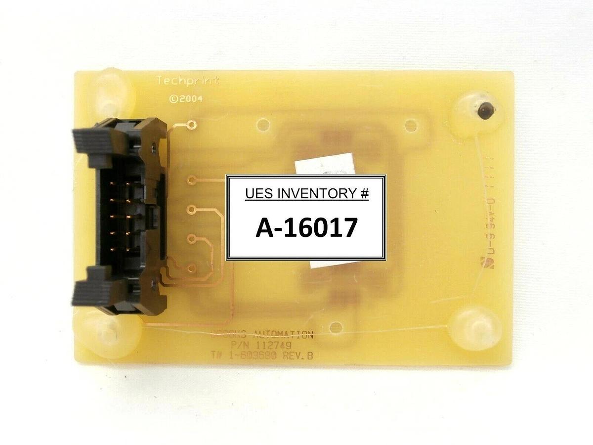 Used Techprint 1-603680 LED Board PCB Brooks 112749 Load Port VISION Working Surplus