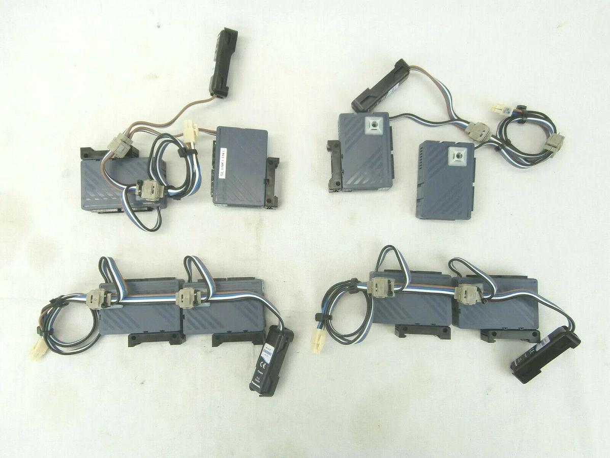 Used Sunx S-LINK V Sensor Set Lot of 4 SL-VT8E SL-VTP8E Panasonic SL-VEU Used Working