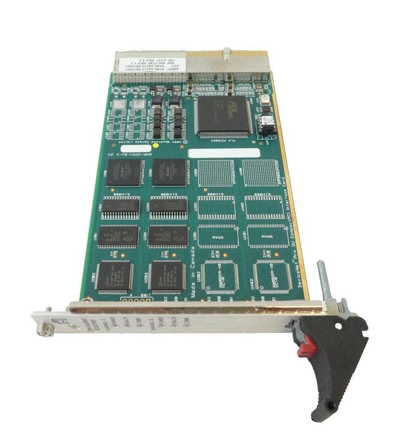 Used SST Woodhead DNP-CPCI-3U-4 DeviceNet Scanner PCB Card AMAT 0190-34513 Working