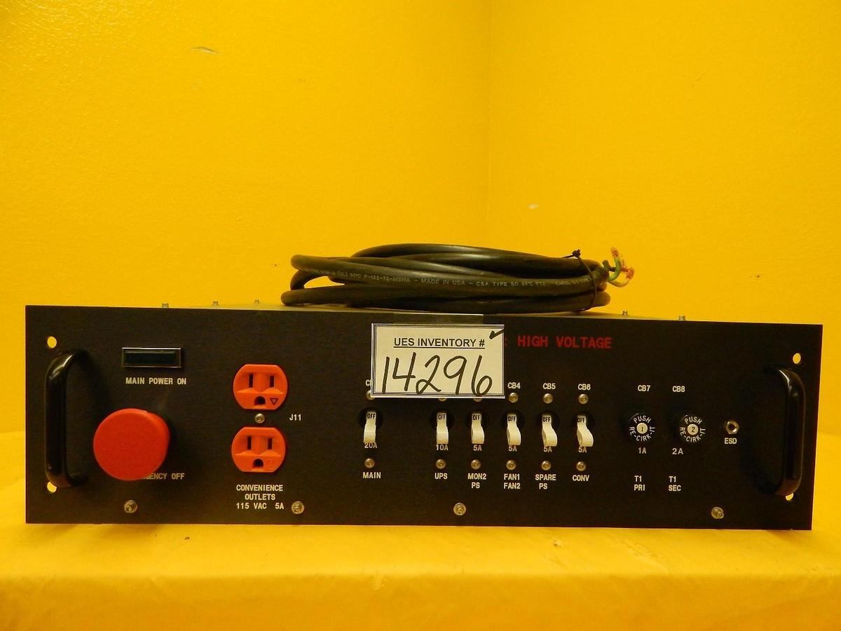 Used PPC Pacific Power Control 750-661058-00 AC Power Box KLA-Tencor 2552X Used
