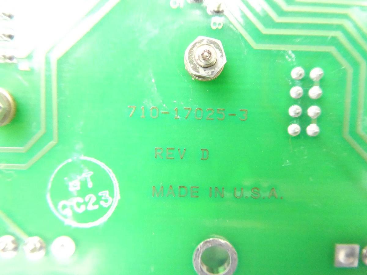 Used Lam Research 810-17025-003 RF Generator Cart Breakout PCB 710-17025-3 Working