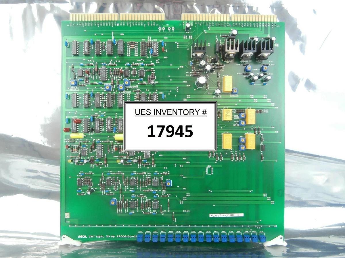 Used JEOL AP002133-02 CRT Display Board PCB Card CRT DSPL(2)PB JSM-6400F Used