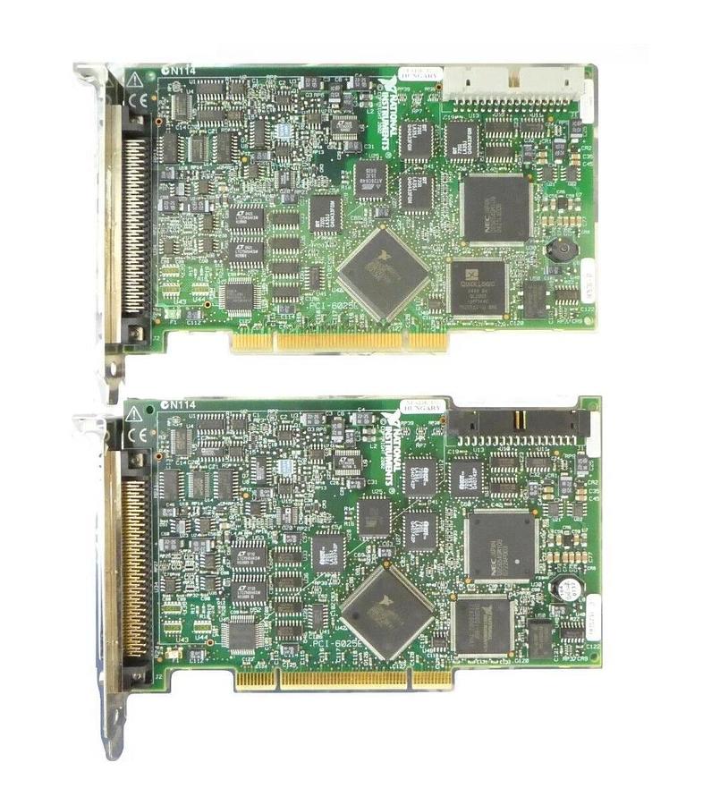 Used National Instruments PCI-6025E Multifunction DAQ PCB Card Lot of 2 Working