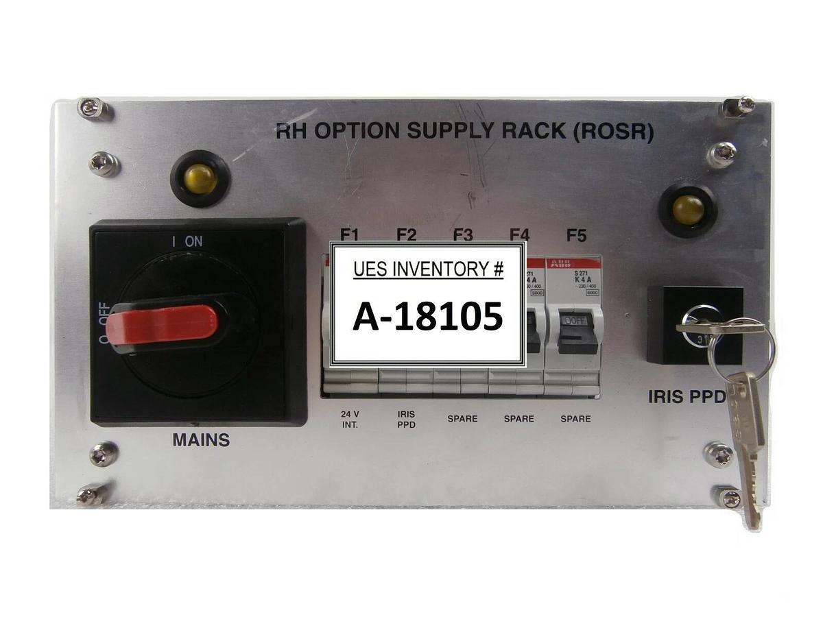 Used ASML RH Option Supply Rack (ROSR) Mains Power Control PILZ PNOZ11 Working Spare