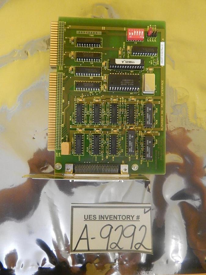 Used Alphasem AG AS257-0-02 PC/AT Interface PCB Card AS257-0 Working Surplus