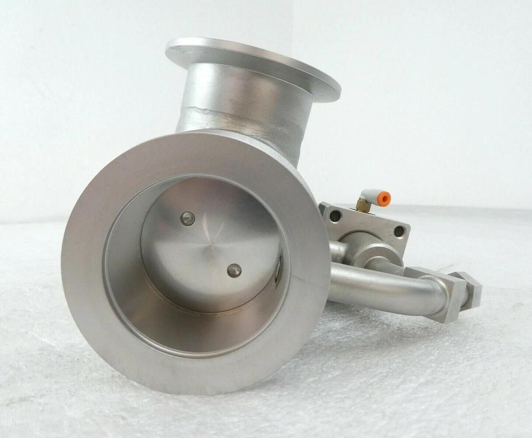 Used MKS Instruments 100018067 Pneumatic Right Angle Valve NW50 AMAT Chamber Working