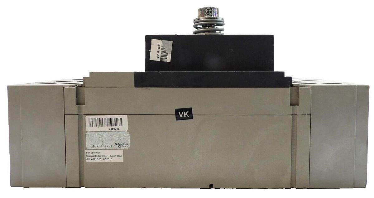 Used Merlin Gerin NSJ400 A 3 Pole Industrial Circuit Breaker Working Surplus