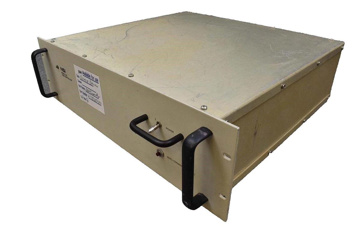 Used NSI Newton Scientific 11NS37-016 GVM Controller 202 Varian E19282780 Surplus