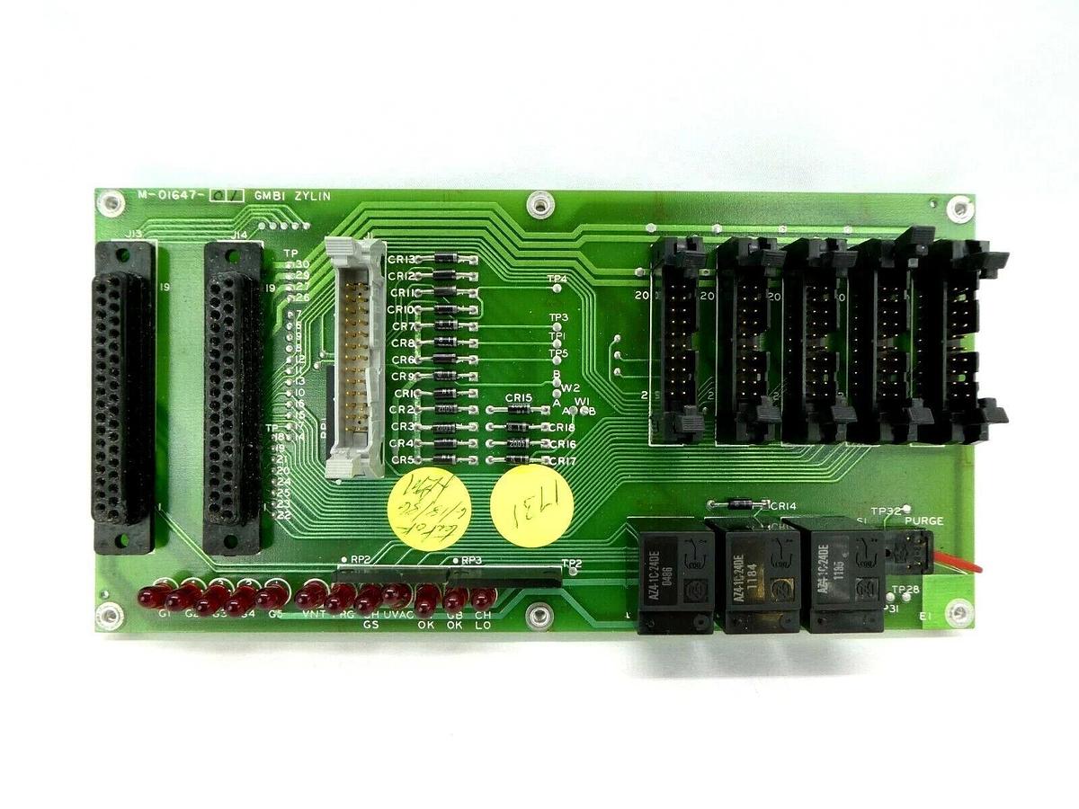 Used Varian M-01647-01 GMBI ZYLIN Interface Connector Board PCB Working Spare