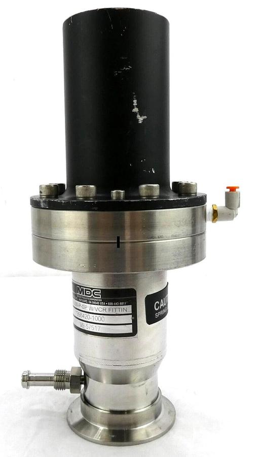 Used MDC Vacuum Products KAV-200-P-SP Pneumatic Angle Valve 998420-1000 Working Spare