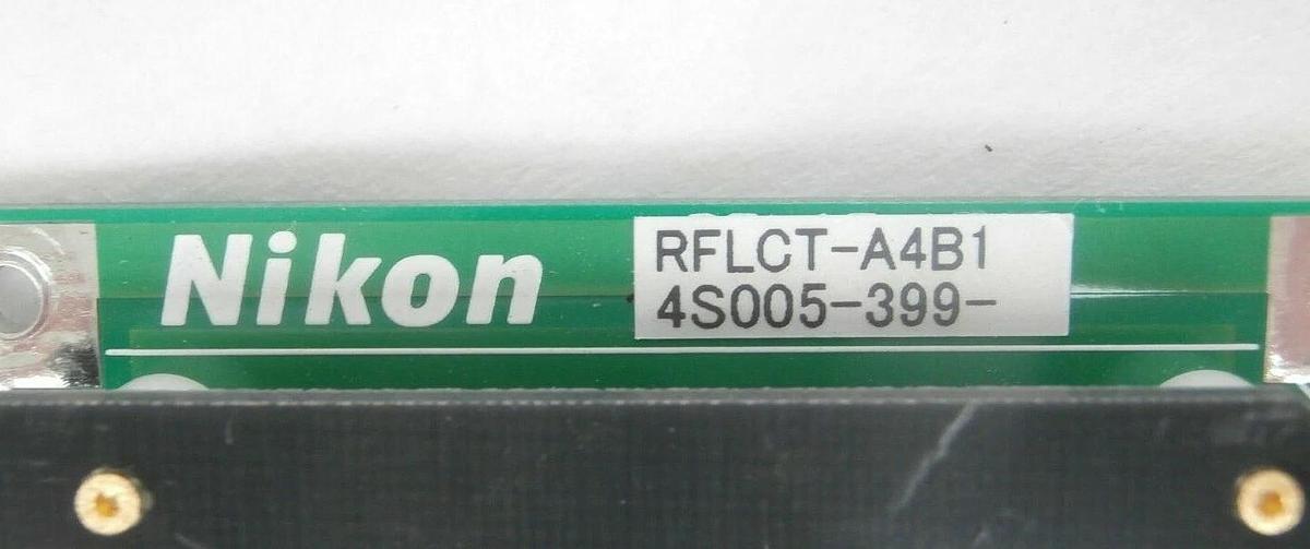 Used Nikon 4S005-399 Reflectance Sensor PCB RFLCT-A4B1 NSR Series Working Surplus