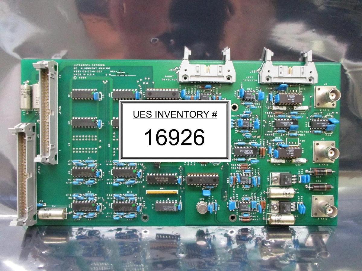 Used Ultratech Stepper 03-20-01321 Analog Alignment Board PCB Rev. C 4700 Titan Used