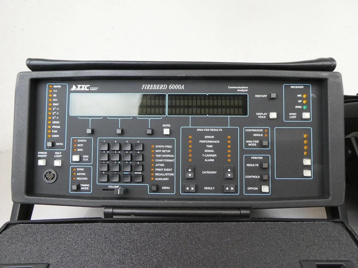 Used TTC Fireberd Communications Analyzer Reseller Lot of 2 4000 6000A Spare Surplus