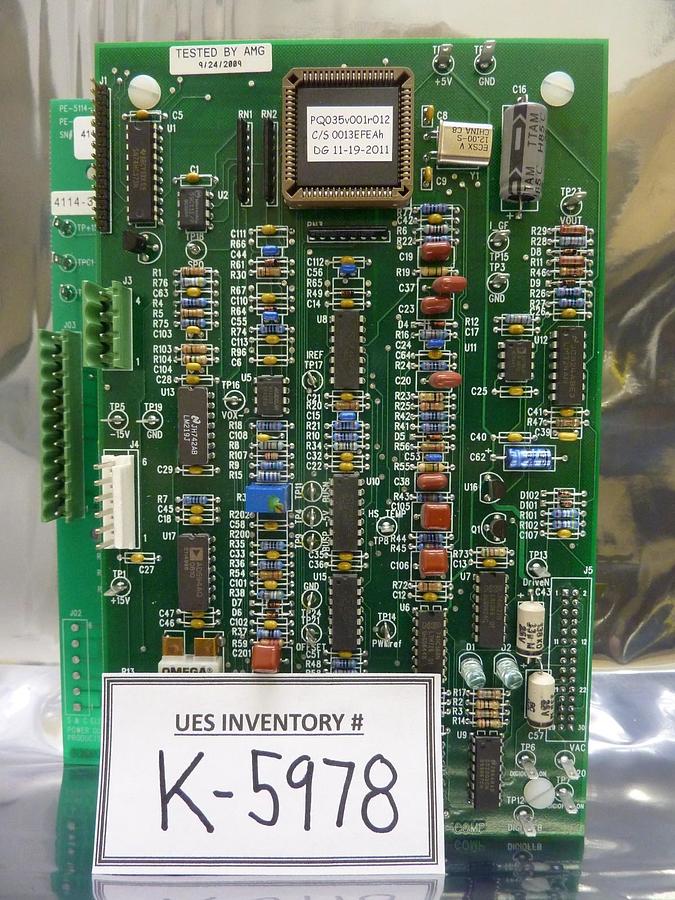 Used S&C Electric 4126-7 Power Supply Control Board PCB 005-126-3R1 4114-3 Used