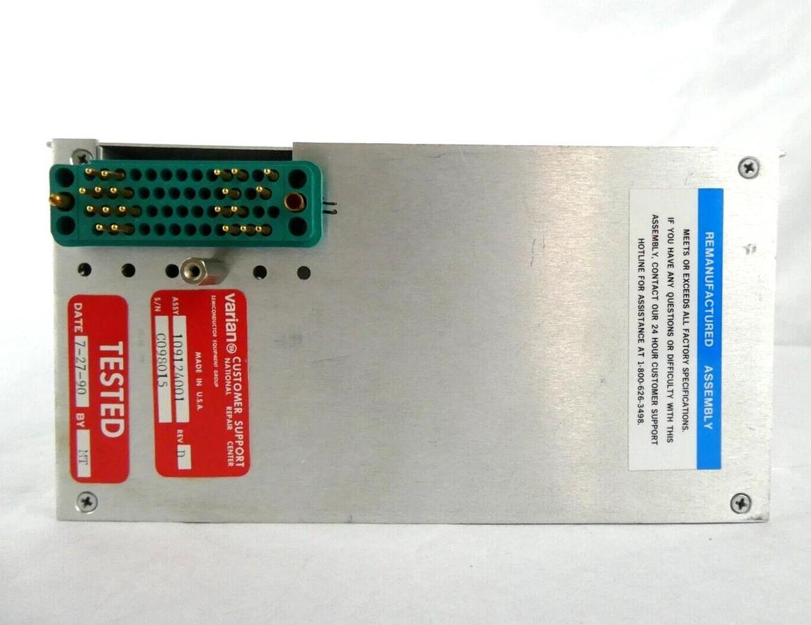 Used Varian Ion Implant Systems 109124001 Electron Bias Supply Working Surplus