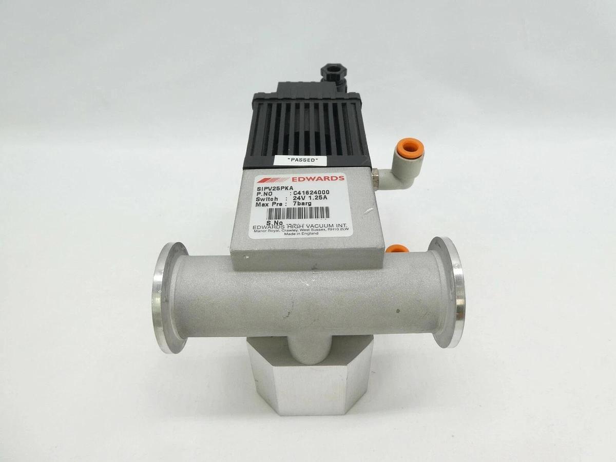 Used Edwards C41624000 Vacuum Isolation Valve SIPV25PKA Working Surplus