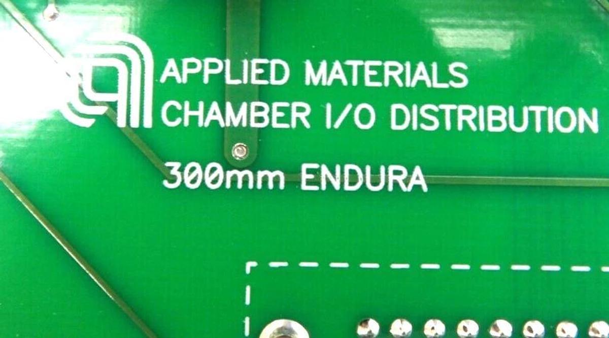 Used AMAT Applied Materials 0100-02186 Chamber I/O Distribution PCB Endura Working