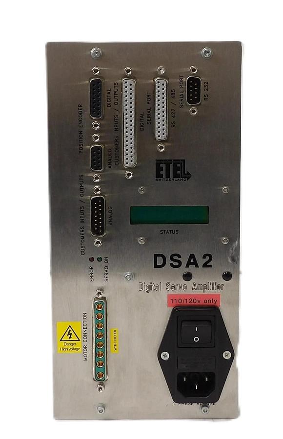 Used ETEL DSA2S211ZA Digital Servo Amplifier DSA2 Working