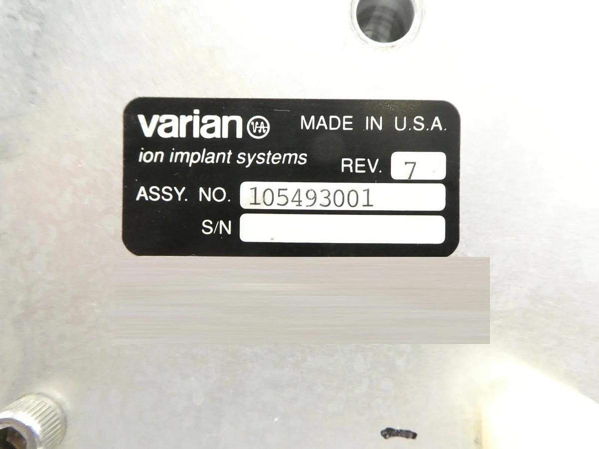 Used Varian 105493001 350DE Endstation Inline Faraday Module 105489001 Working Spare