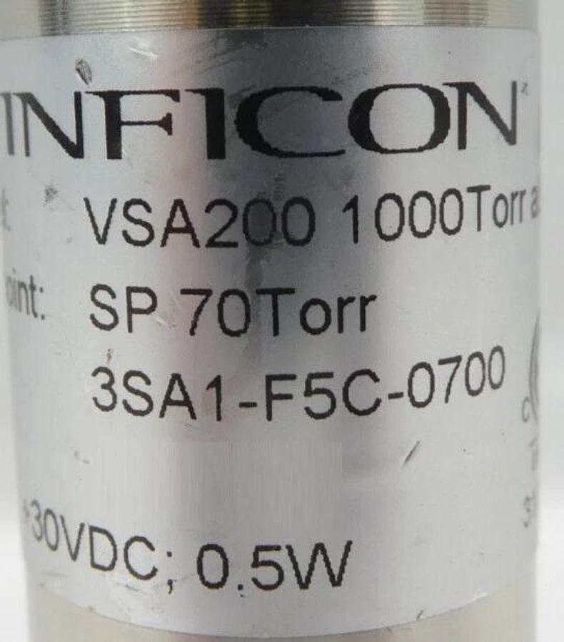 Used Inficon 3SA1-F5C-0700 Absolute Vacuum Switch VSA200 Reseller Lot of 3 Working