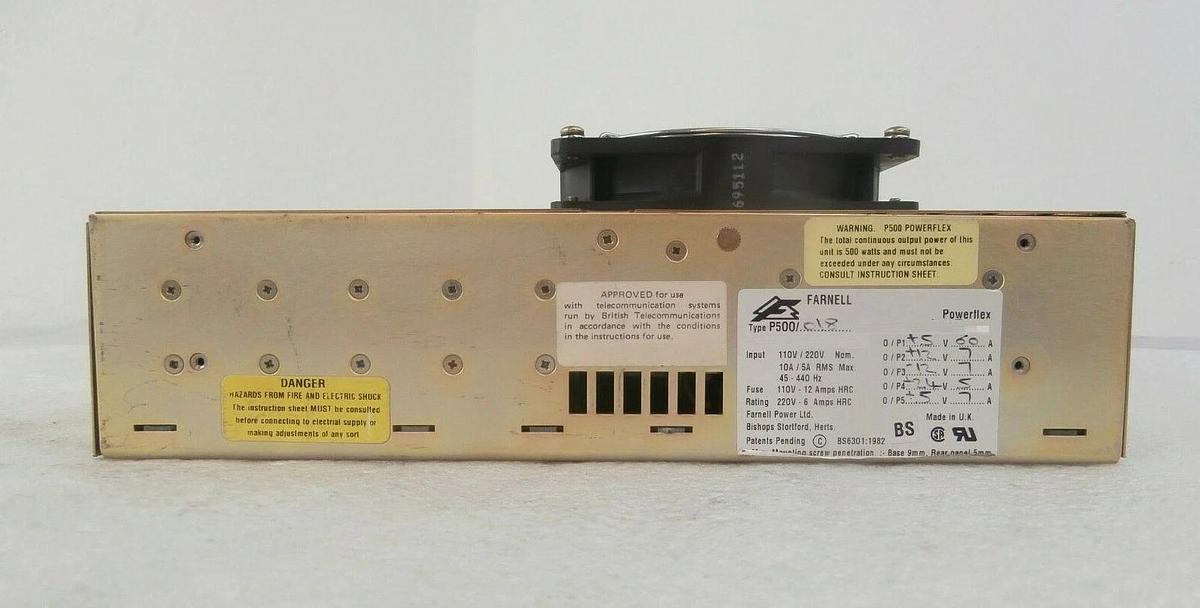 Used Farnell Advance P500/018 Power Supply Powerflex Bio-Rad Quaestor Q5 Q7 Working
