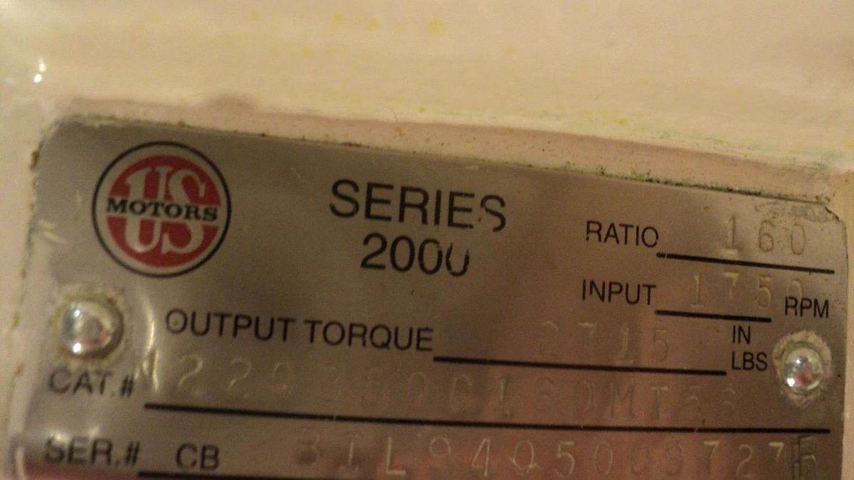Used Aridyne G592-A Inverter Duty Motor Series 2000 Used Working