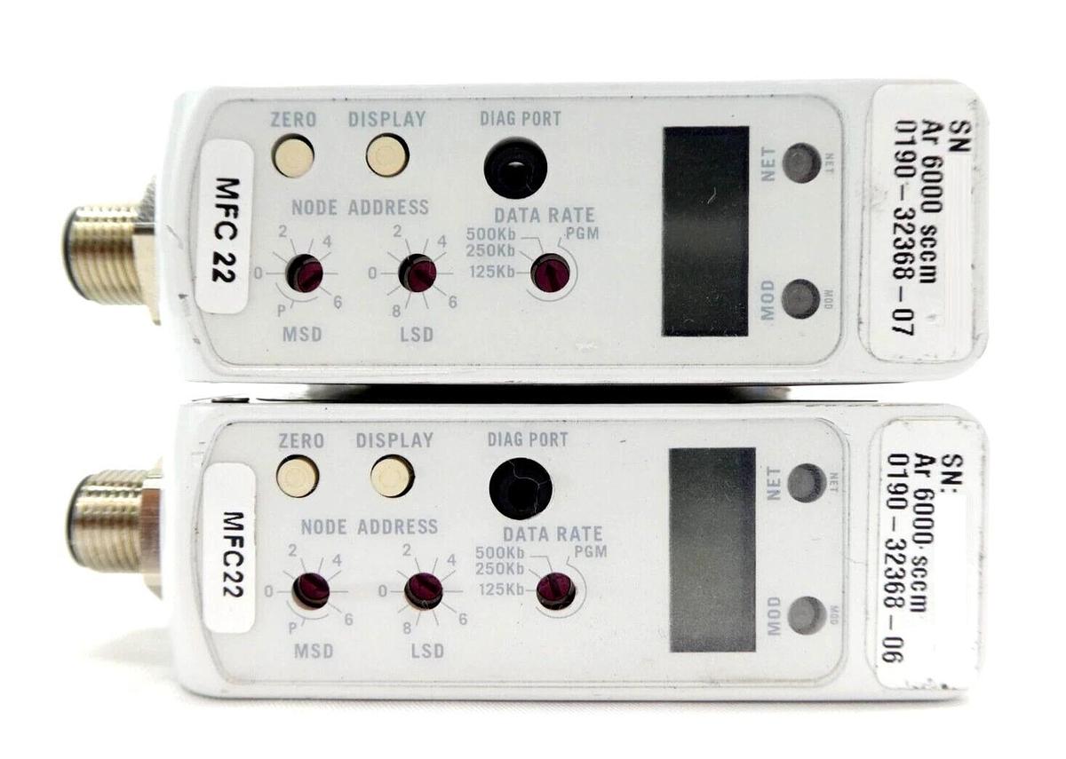 Used Brooks Instrument GF125CXXC Mass Flow Controller MFC GF125 Ar Reseller Lot of 12