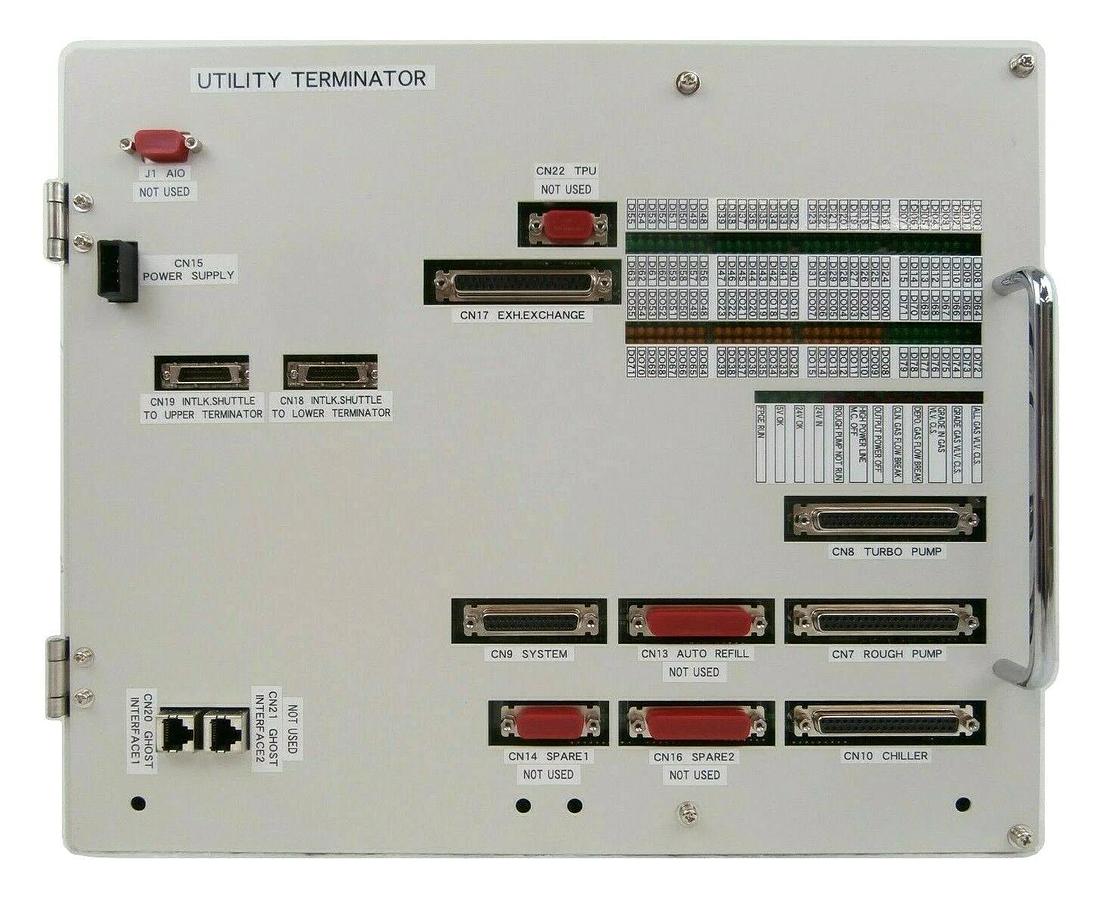 Used TEL Tokyo Electron 3S87-050797 Utility Terminator 3M81-026551-21 Trias Working