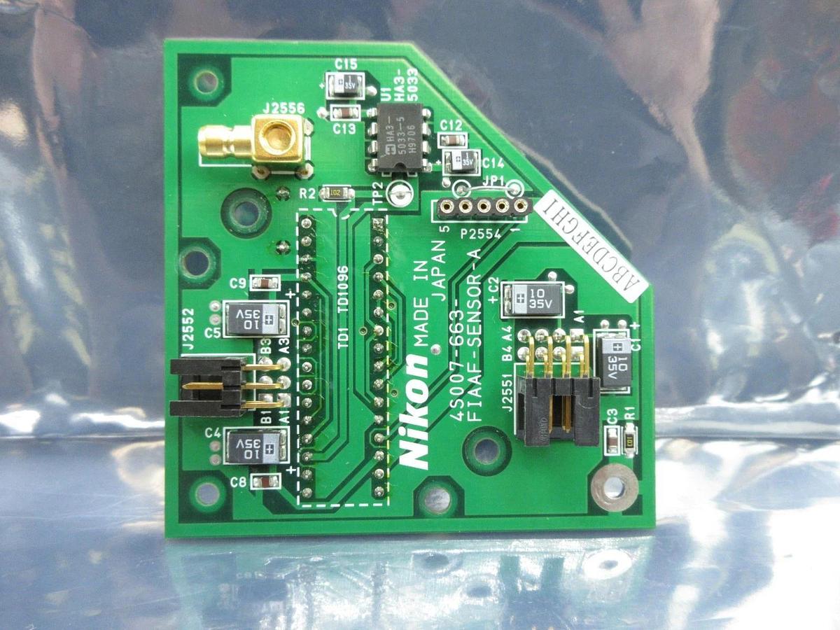 Used Nikon 4S007-663 FIAAF Sensor Interface Board PCB FIAAF-SENSOR-A NSR-S202A Used