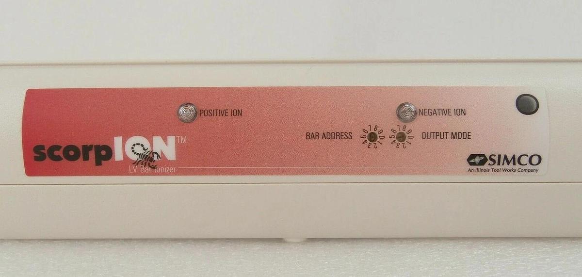 Used Simco 5051272 LV Bar Ionizer 36" SiC scorpION Asyst 6900-2333-03 Qcept ChemetriQ