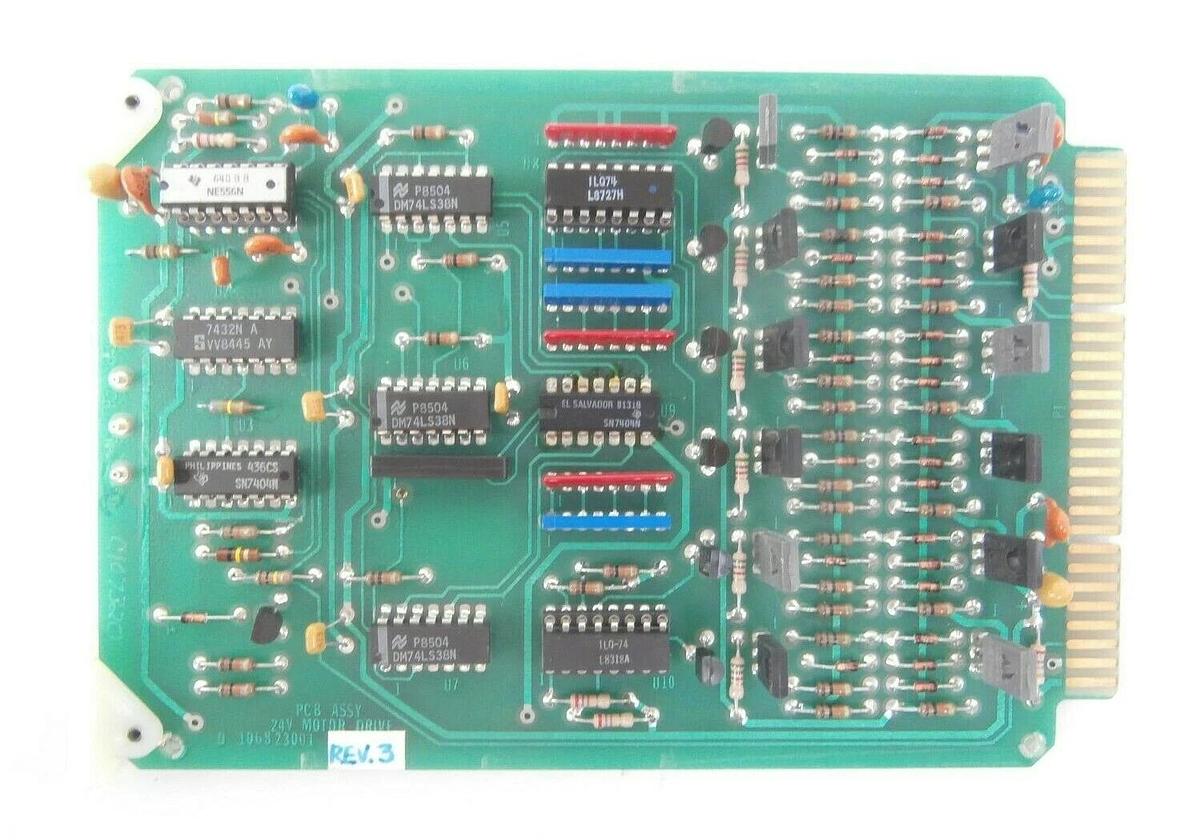 Used Varian Semiconductor VSEA D-106823001 24v Motor Drive PCB Card Working Surplus