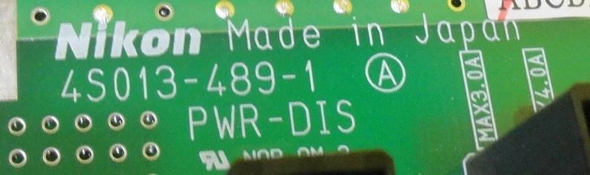 Used Nikon 4S013-489-1 A Power Distribution Board PCB PWR-DIS NSR Lot of 2 Used