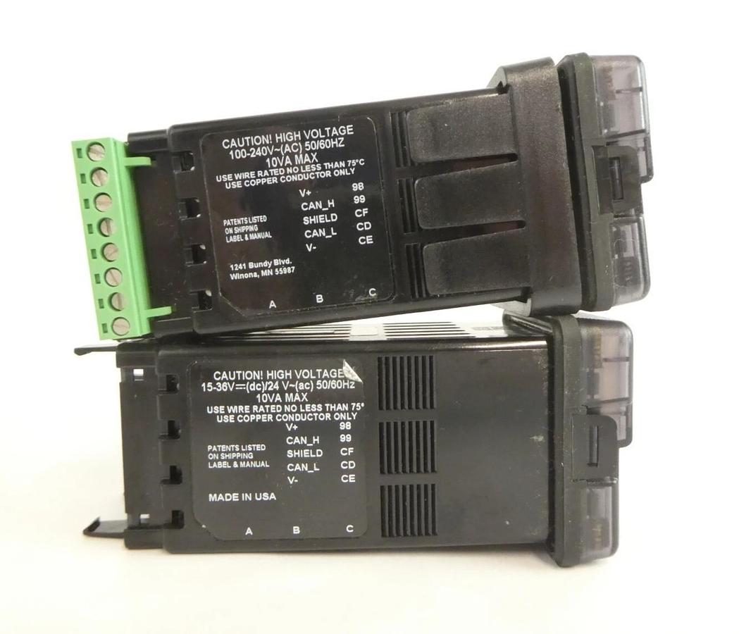 Used Watlow PM6C3FJ-5AAAAHQ EZKB-H5HC-AAAA Temperature Controller Lot of 5 Working