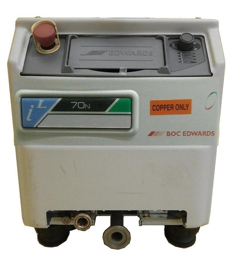 Used iL70N Edwards NRB4-46-945 Dry Vacuum Pump 50310 Hours Copper Cu Tested Working