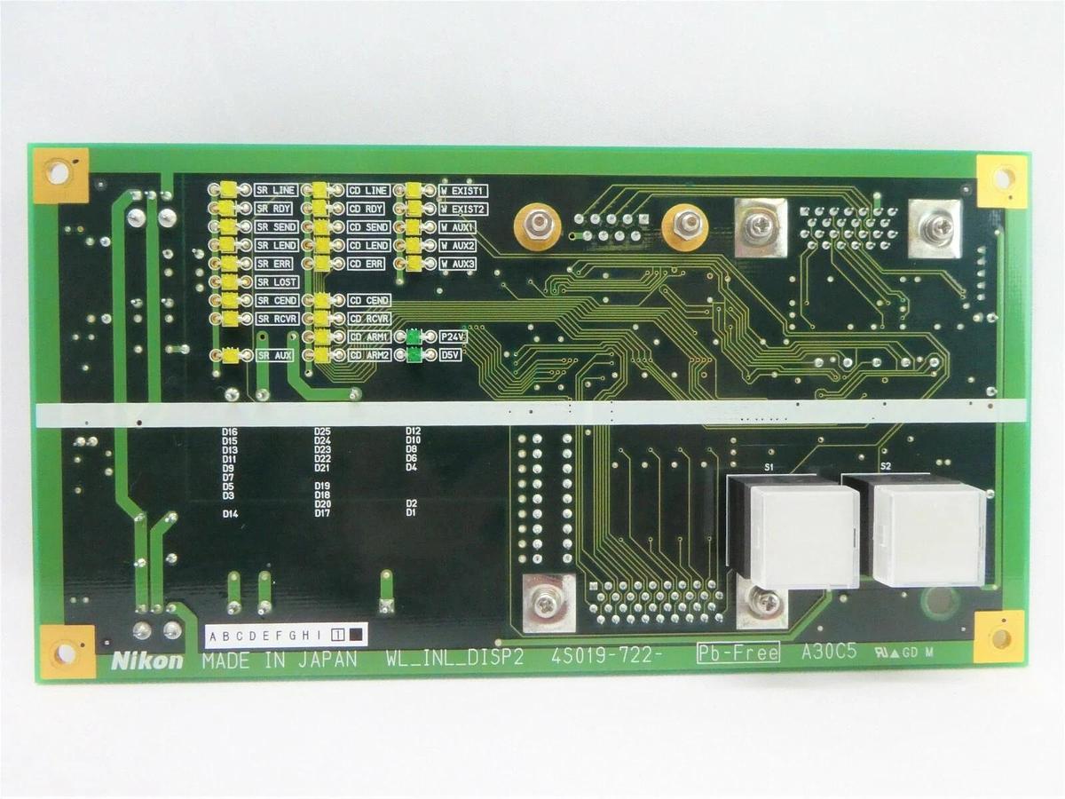 Used Nikon 4S019-722 Interface Display Board PCB WL_INL_DISP2 NSR-S610C Spare